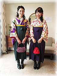 ご友人様と一緒に袴！