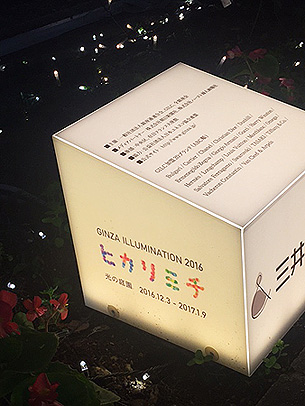 銀座「ヒカリミチ」