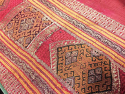 モール織金横縞名古屋帯