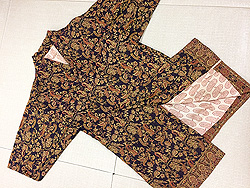 カシミール織コート