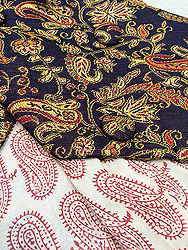 カシミール織コート