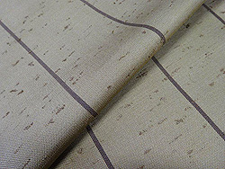 細縞織り出し黄八丈