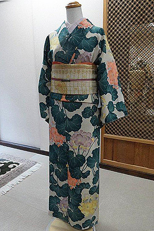 ゼラニュウムの小紋