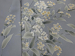 菜の花の訪問着