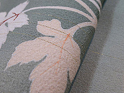 緑暈しに春の花尽し訪問着