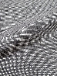 葡萄鼠色網手文様綿薩摩