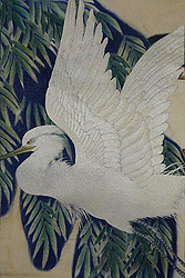 白鷺刺繍名古屋帯