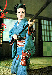 絽縮緬撫子小紋に霞に芝模様開き名古屋帯