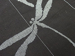 トンボ柄夏お召し