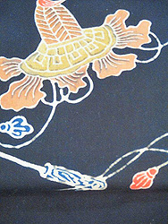 宝尽くし筒描き名古屋帯