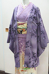 南天紫地羽織
