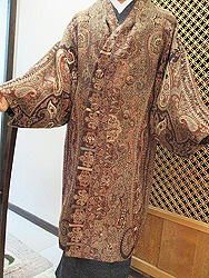 肉厚カシミールショールコート