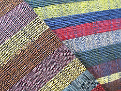 浦野横縞紬名古屋帯