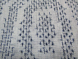 白地幾何学模様越後上布