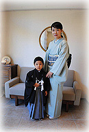 七五三☆黒紋付5歳のお客様