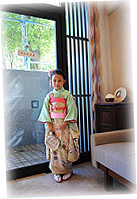 7歳七五三☆優しい萌黄色の祝い着