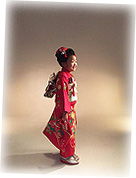 日本髪での七五三