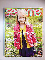 雑誌「sesami（セサミ）」にて七五三着物が紹介されています