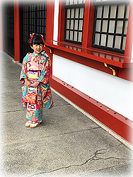 七五三のお参りへ