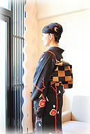 おめでたい槍梅の訪問着