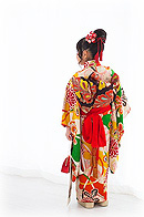 お嬢様とお母様の七五三