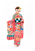 アンティーク振袖×ヘアサロンKINGDOM