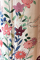 桔梗に菊文様絽訪問着