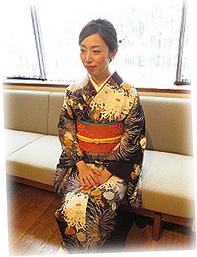 小紋で歌舞伎鑑賞へ