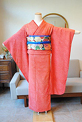 総絞り縮緬振袖