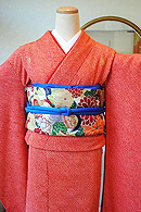 総絞り縮緬振袖