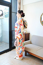 成人式前撮りのお客様