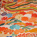 檜扇に四季の花々豪華刺繍振袖