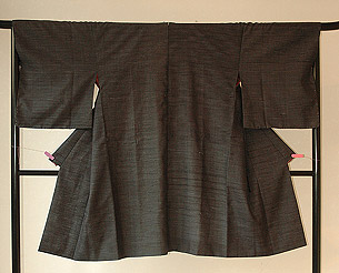 本場結城道中着