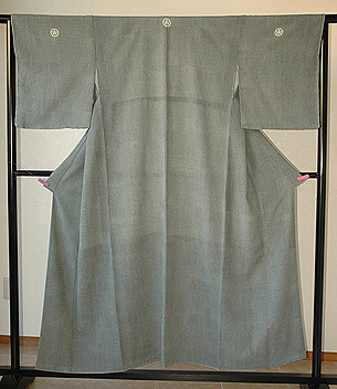 明治期縮緬江戸小紋