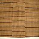 単衣横段紬　上前