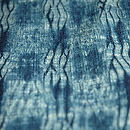 藍染片貝木綿単衣　質感・風合