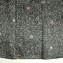 栗山吉三郎作苧麻紅型染単衣　上前