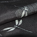 流水に蜻蛉文様絽羽織