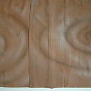 「古池や…」水面文様単衣訪問着　上前