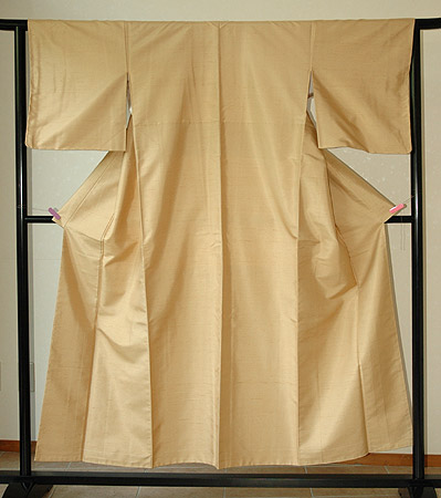 白山紬袷 - アンティーク着物の灯屋2