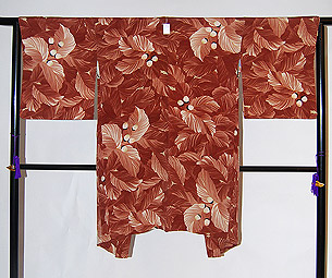 団栗の図染め羽織