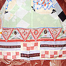 団栗の図染め羽織　羽裏