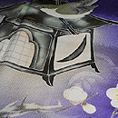 梅に鶯付下　質感・風合