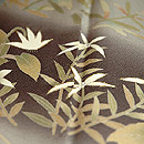 春の野柄訪問着　質感・風合