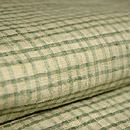 格子紬　質感・風合