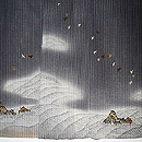 波千鳥絽縮緬色留袖　上前