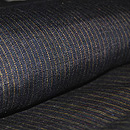 結城縞の寄せ裂コート　質感・風合