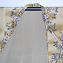 白南天に松葉文様羽織　羽裏