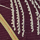 金通しにススキの単衣　質感・風合