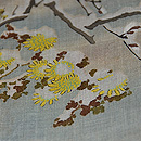 雪中水辺の図上布 質感・風合